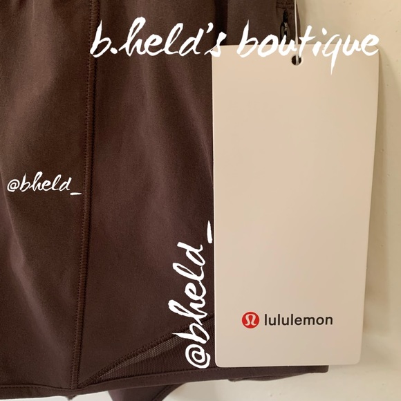 lululemon Hotty Hot High-Rise Lined Short 2.5" in Espresso Brown Size 4 New NWT - Picture 3 of 16